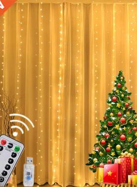 M LED Curtain Garland on The Window USB String Lights