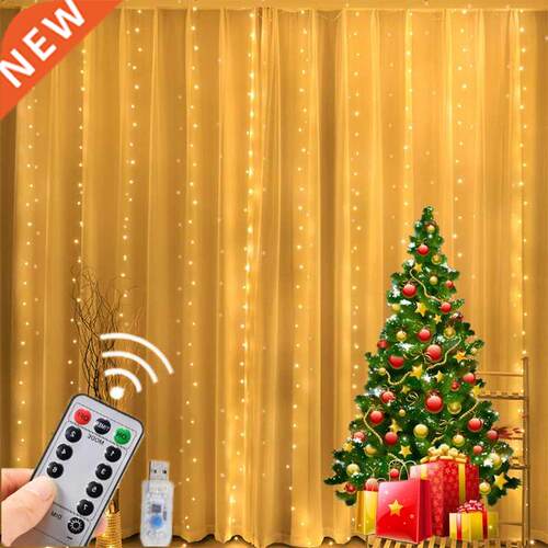M LED Curtain Garland on The Window USB String Lights