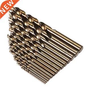 15pcs Cobalt Drill Bits Wood Working HSS Co Shank 1.5-10mm T