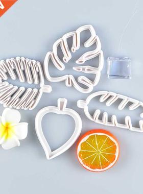 4Pcs Leaf Cookie Cutter Mold Creative Biscuit Jungle Cookie