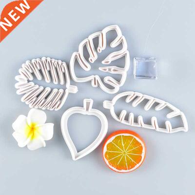 4Pcs Leaf Cookie Cutter Mold Creative Biscuit Jungle Cookie