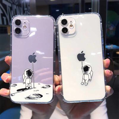 Cute Cartoon Astronaut Star Space Phone Case For iPhone 11 1