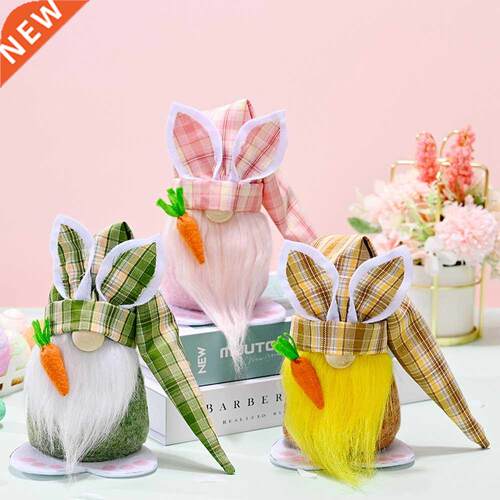 Easter Bunny Faceless Gnome Doll Living Room Bedroom