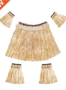 Skirt Grass Skirts Hawaiian For Hula Luau Costume Women