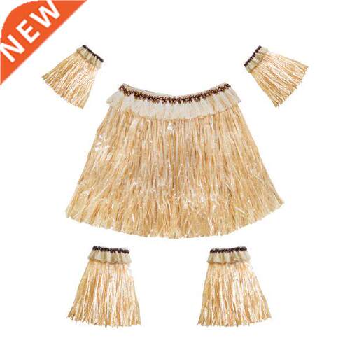 Skirt Grass Skirts Hawaiian For Hula Luau Costume Women