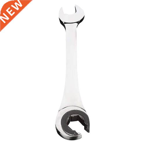 Chrome Vanadium Steel Tubing Ratchet Wrench Spanner with Fle