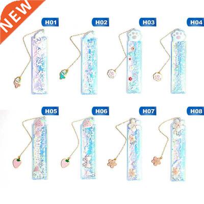 Oil Flow Sand Bookmark Rulers Cute Laser Girl Drawing Templ