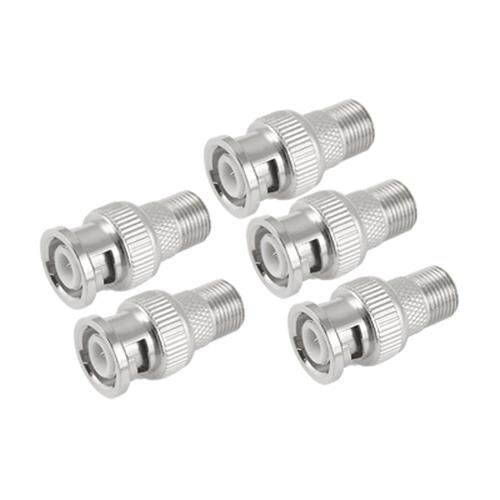 Durable F Female to BNC Male Coax RF Connector RG6 RG59 Adap