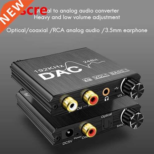 Digital to Analog Audio Converter 192KHz with Bass and Volum