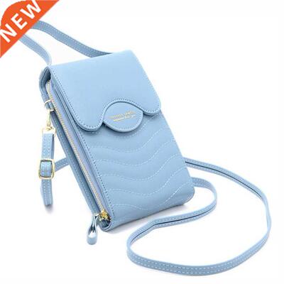 New Women Bags Soft Leather Wallets Cell Phone Purse Crossbo