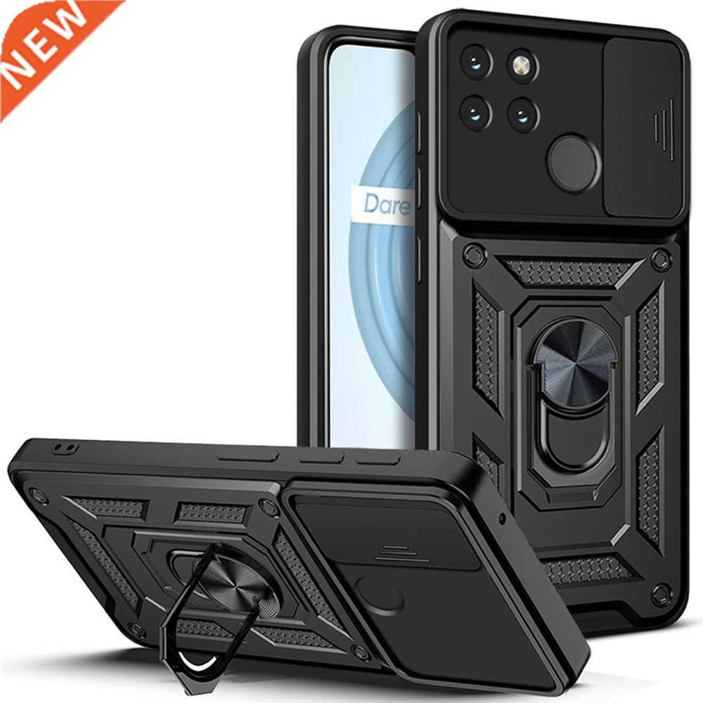 For OPPO Realme C21Y Case Slide Camera Armor Shockproof Phon