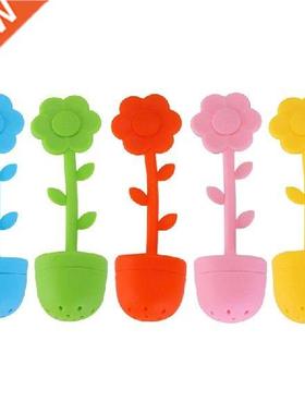 K1MF Penyaring Teh Bentuk Bunga Pembuat Teh Aman untuk