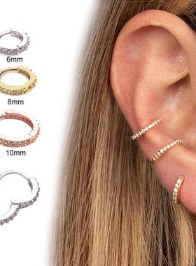 Surgical Steel Hinged Segent Nose Ring Nipple Clicker Ear C