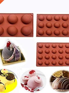 Creatve Half Sphere Crcle Slcone Chocolate Cupcake C