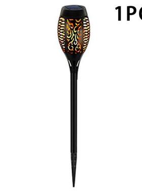 New 12led Solar Flame Lamp Outdoor Induction Garden Courtyar
