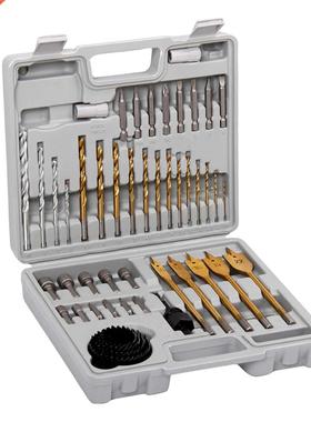 47Pcs Drill Bit Set Screwdriver Bit Set Includes Hole Saws