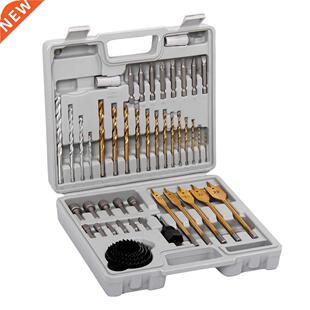 47Pcs Drill Bit Set Screwdriver Bit Set Includes Hole Saws
