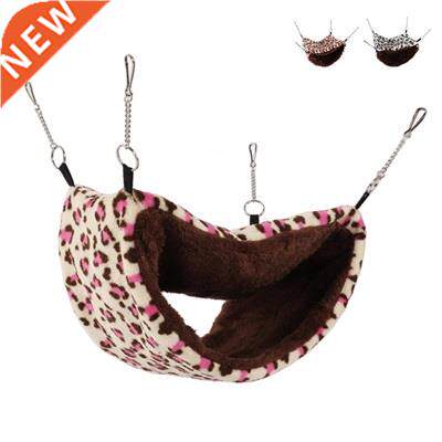 Pet Cage Plush Hammock Alloy Chains Large Space Soft Pet