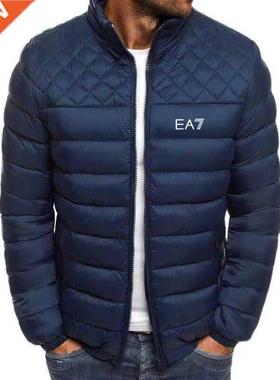 2022 New down cotton suit slim slim men's bubble cotton suit