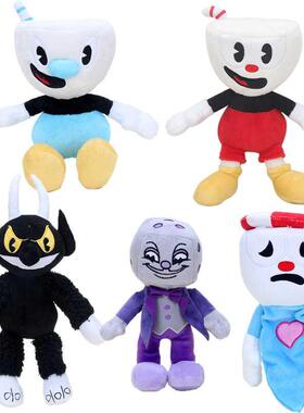 15cm-28cm Game Cuphead Plush Toy Mugman the Devil Legendary