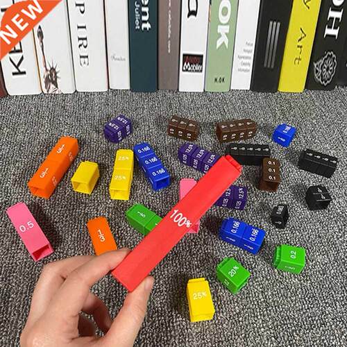 51pcs Math Educational Count Fraction Dice Percentage Teache