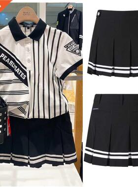 Spring/summer 2022 New golf ladies large pleated ribbon shor