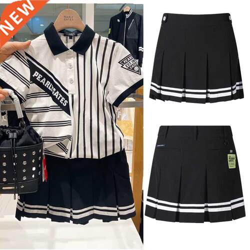 Spring/summer 2022 New golf ladies large pleated ribbon shor