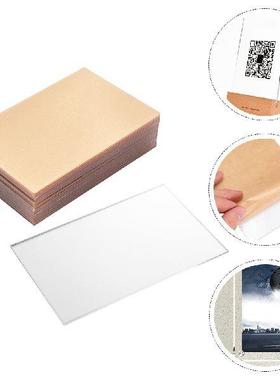 10 Pcs Acrylic Boards Transparent Acrylic Plates Useful DIY
