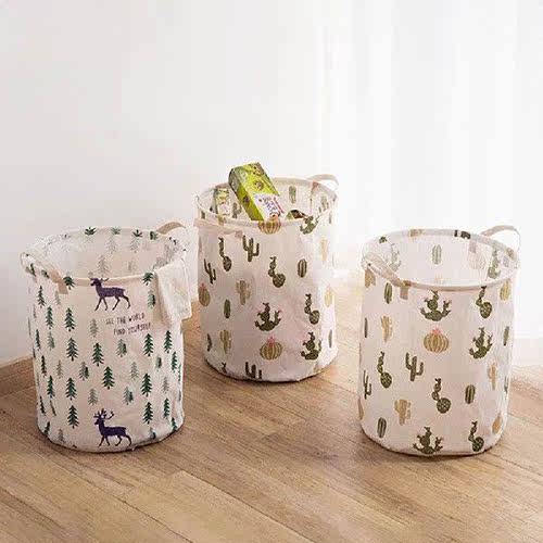 1Pc Foldable Toy Storage Box Dirty Laundry Basket Home