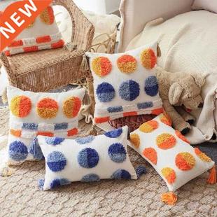 Morocco Boho Tribal Throw Pillow Case Multicolored