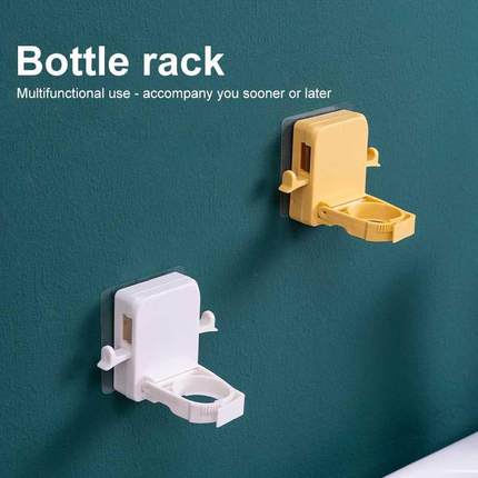 Wall Mounted Self-Adhesive Shampoo Bottle Shelf Liquid Soap