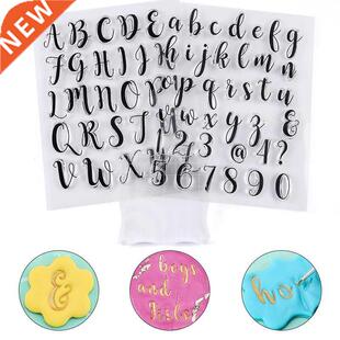 Stamps for Cookies Letters Cake Sweet Letters Stamp Decorati
