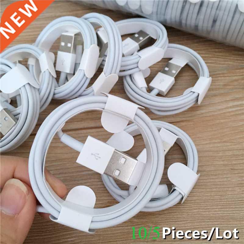 10PCS 5PCS/Lot 1M TPE Charging Cable For iPhone XS Max X XR
