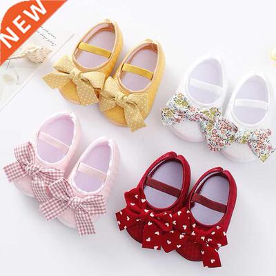 Summer Baby Girls Retro Toddlers Prewalkers Flower Footwear