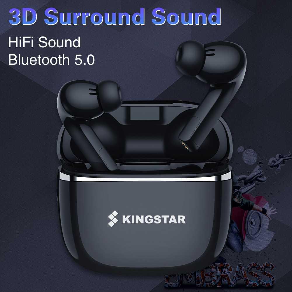 KINGSTAR TWS Wireless Bluetooth Earphones HiFi Gaming Heads