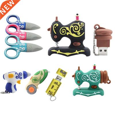 TEXT ME USB 2.0 64GB new style cartoon Ruler sewing machine