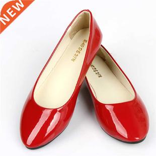 2022 Leather Flat Shoes Pointed Toe Woman Loafers Spring Aut