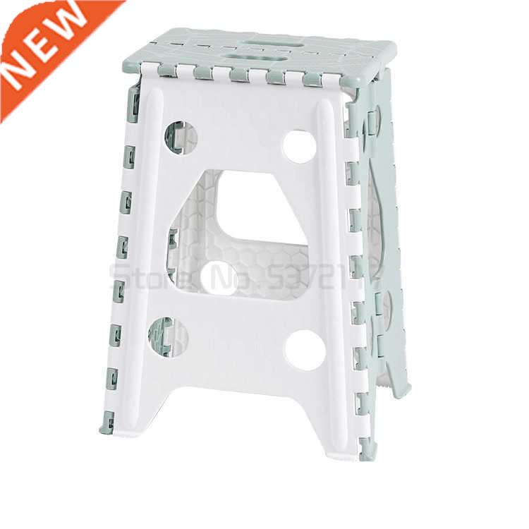 Folding Plastic Chair Foot Stool Kitchen Garden Bathroom