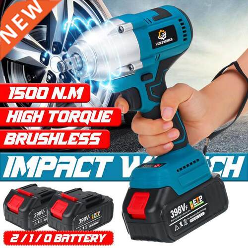 NEW 1500N.M High Torque Brushless Cordless Electric Impact W