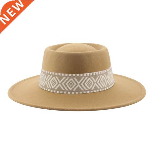 Hats Women Men Fedora Round Top Dome Solid Red Green Black W
