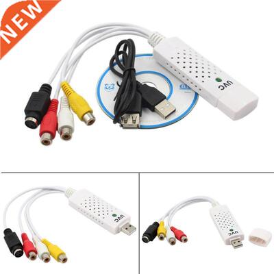 Portable USB 2.0 Video Capture Adapter Capture Card Cable Su