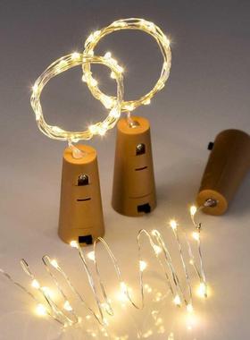 Included Batteries 10PCS 1M 2M LED String Lamps Wine Bottle