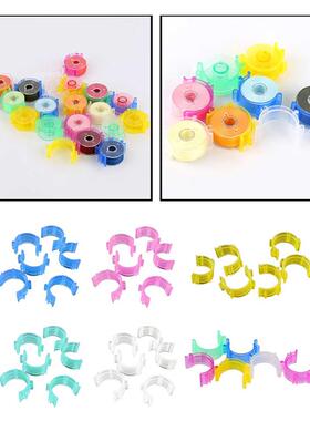 50pcs Sewing Bobbin Small Clips Thread Holders Clamps Threa