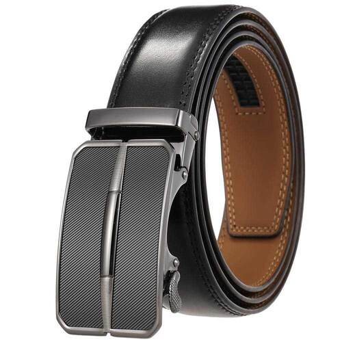 men leather belt automatic buckle more color adjustable Genu
