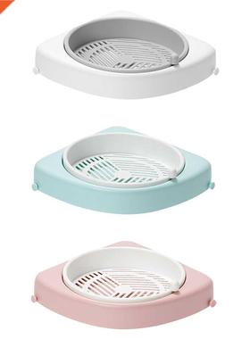 RecabLeght Bathroom Shower Corner Shelf Wall Mount