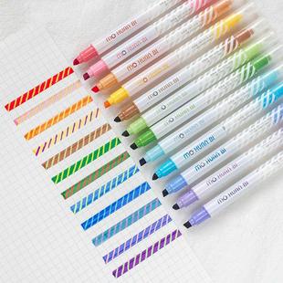12pcs Color Changing Highlighter Pen Journal Diary Note Taki