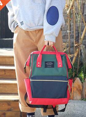 New Backpack Fashion High-capacity Women Backpack Pure Color