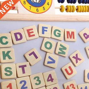 Abacus Wooden Letters Numbers Blackboard Magnetic Board Kids