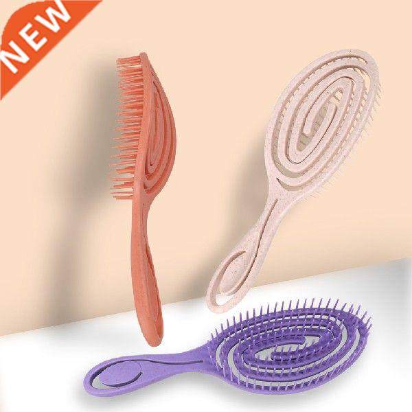 Fine Teeth PP Comb Scalp Massage Straightening Brush