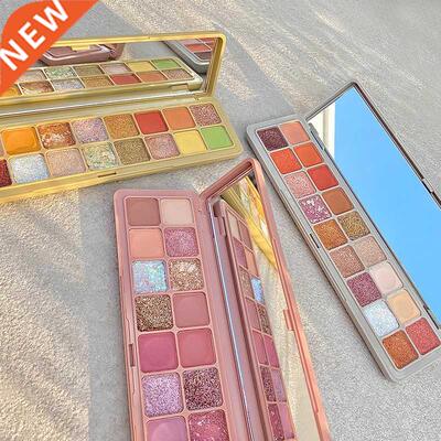 18 Colors/Set Eye Shadow Palette Glitter Pearly Long